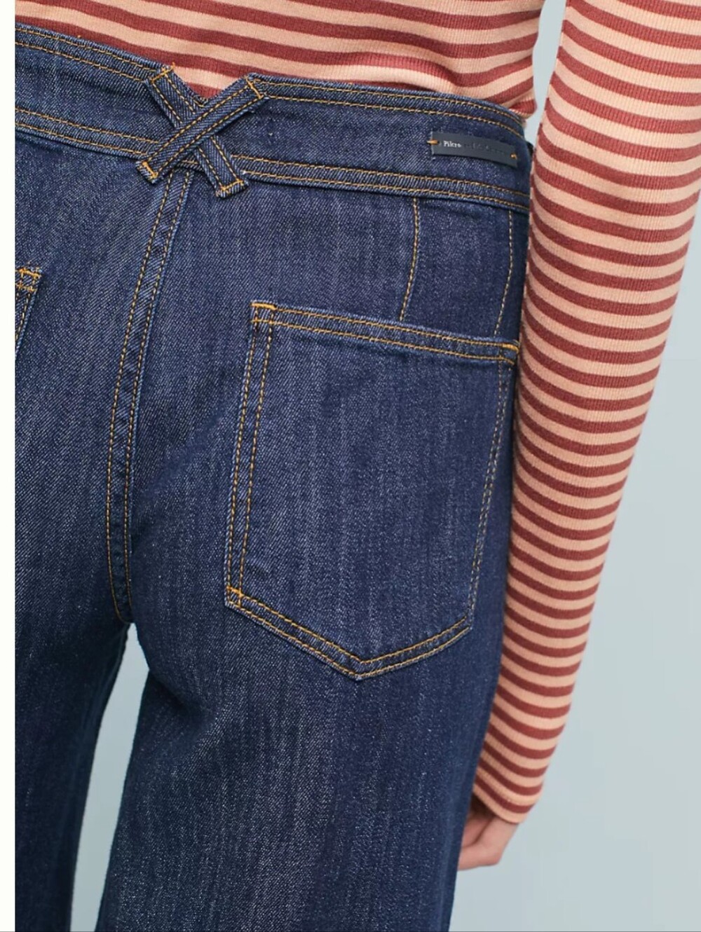 ANTHROPOLOGIE Pilcro Starboard Wide Leg Jeans Size 27 - Picture 5 of 14